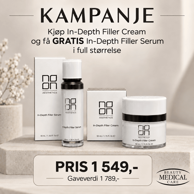 Hovedbilde NOON In-dept filler cream og In-dept filler serum ...
