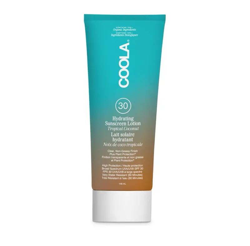 COOLA Hydrating Sunscreen Lotion SPF30 Tropical Coconut 148ml